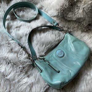 Coach Signature Patent Demi Crossbody Bag